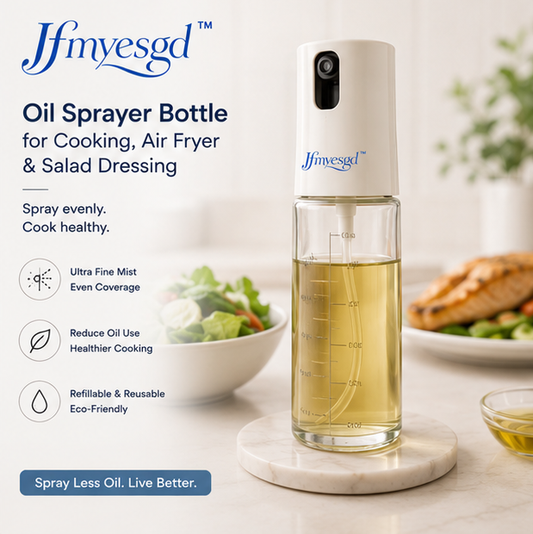 Jfmyesgd™ Oil Sprayer Bottle for Cooking, Air Fryer & Salad Dressing