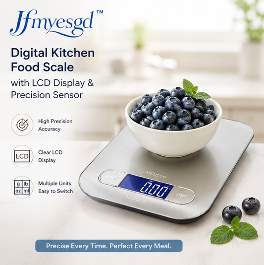 Jfmyesgd™ Digital Kitchen Food Scale with LCD Display & Precision Sensor